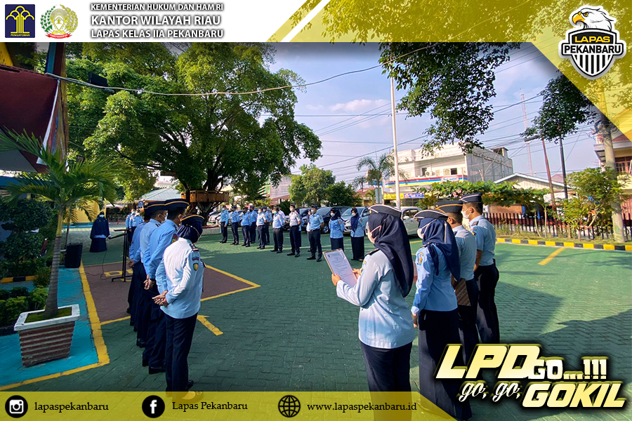 Apel Pagi Lapas Kelas IIA Pekanbaru - 13 Desember 2021